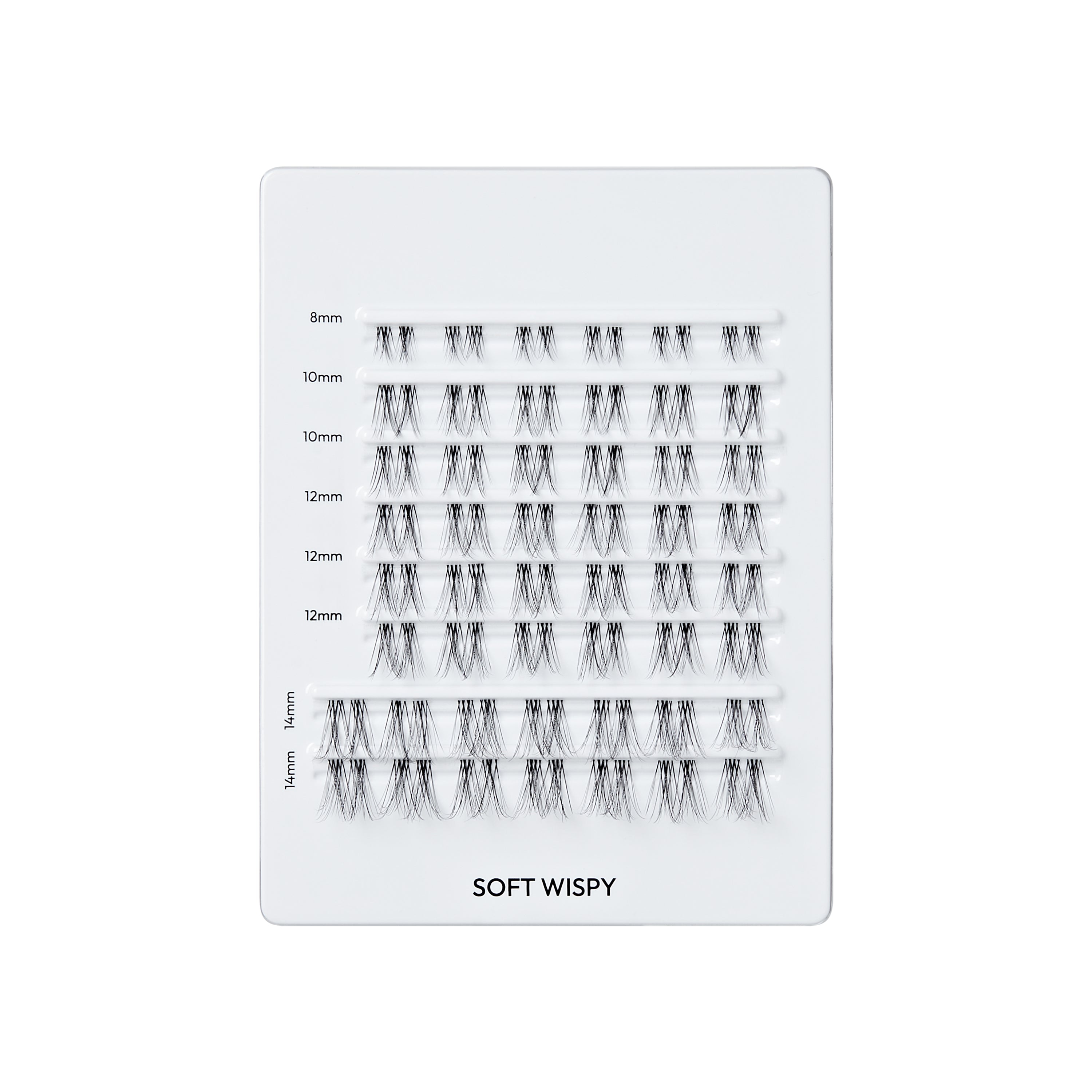 KISS FALSCARA Multipack False Eyelashes Lash Extensions, Soft Wispy, 50 Lash Clusters (Copy)