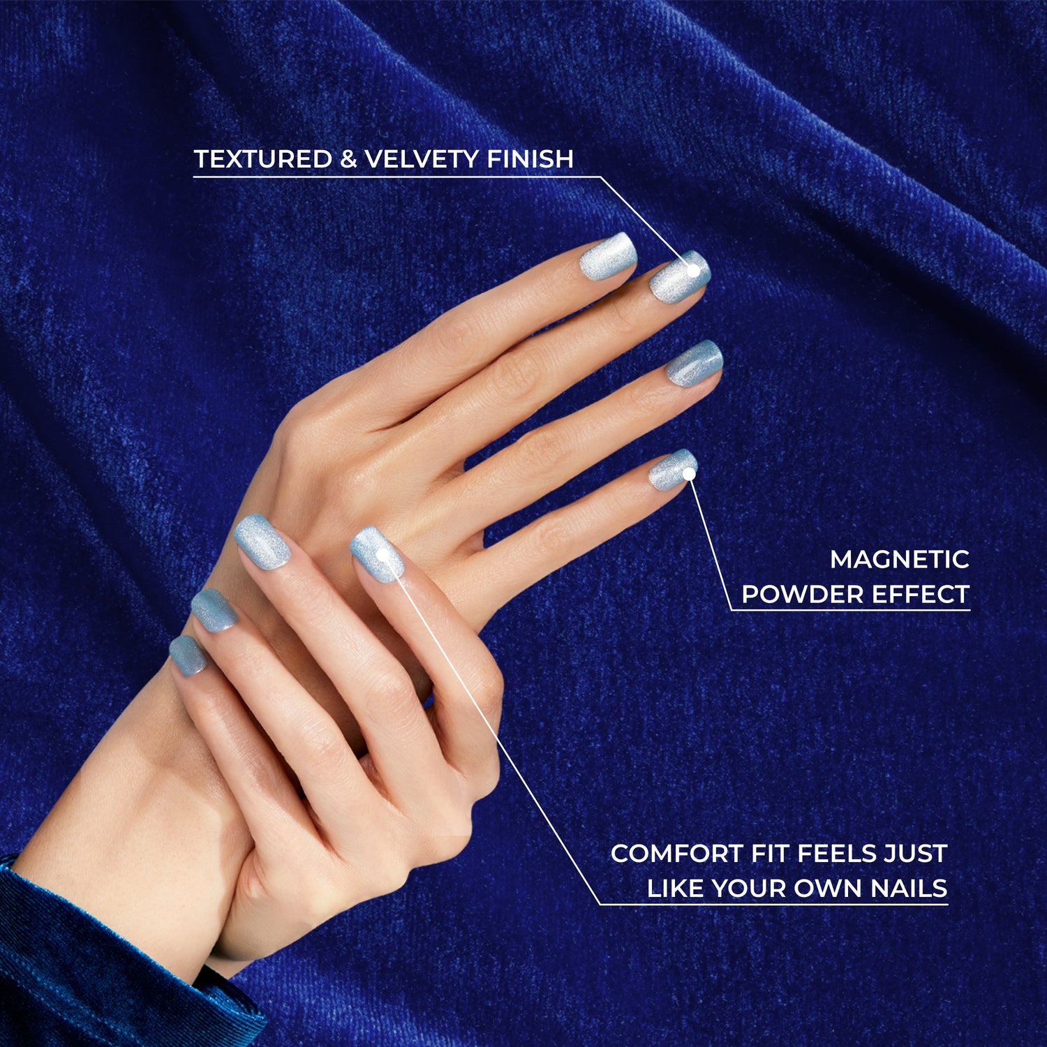KISS Gel Fantasy Magnetic Nägel – Set Us Free