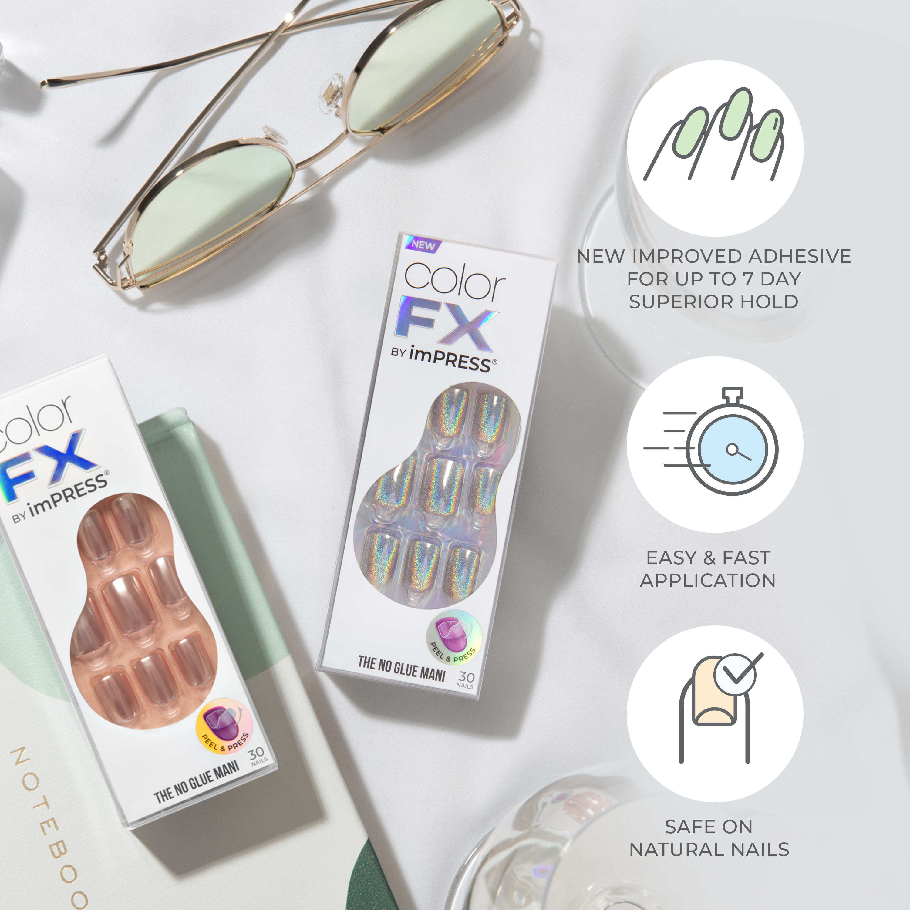 colorFX by imPRESS Press On Nails - Rebel