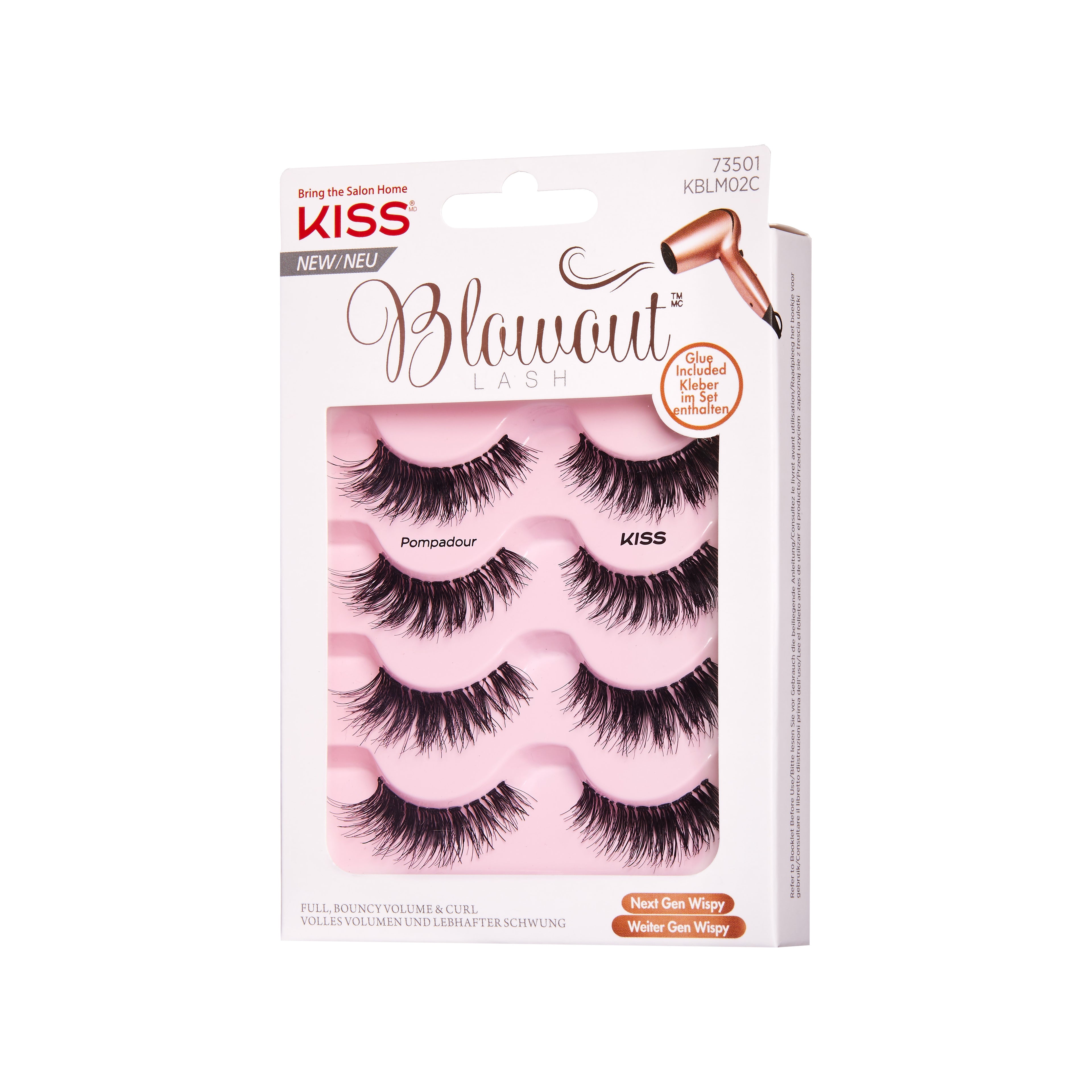 KISS Blowout Lash Multi Pack - Pompadour