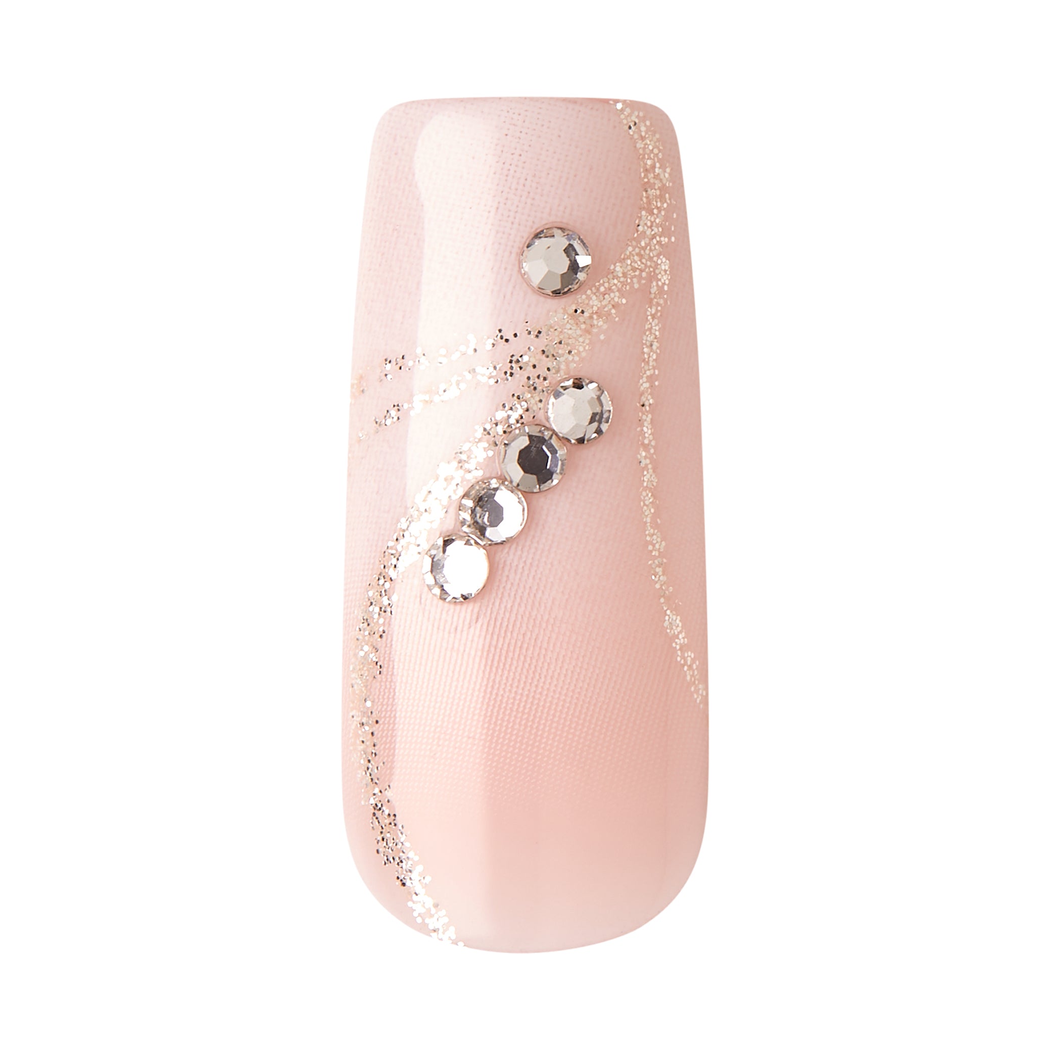 KISS Premium Classy Press On Nails, White French Tips, Long, Square Shape, 30 Ct.