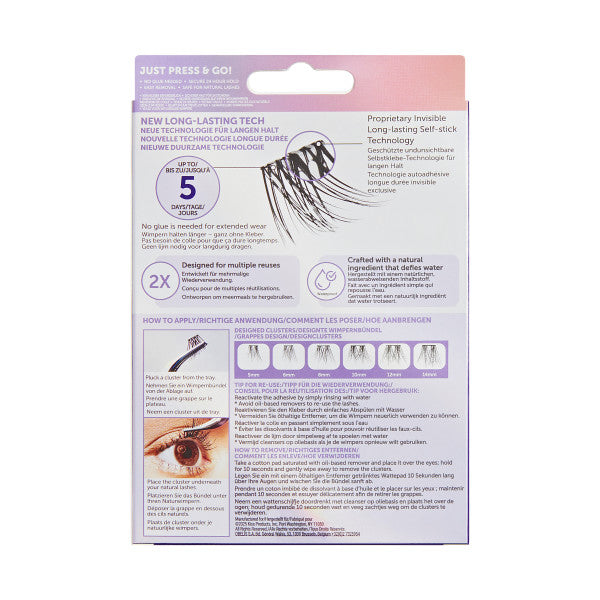 imPRESS Falsies Long Lasting Selbstklebende Wimpern – Demi Wispy