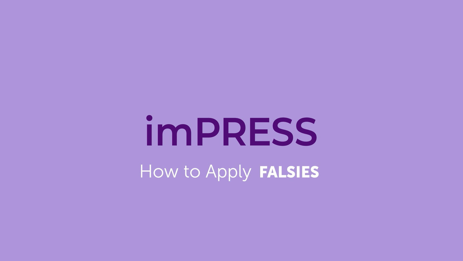 How to Apply - imPRESS Falsies