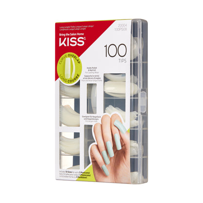 KISS 100 Full-Cover Nail Kit - Curve Overlap