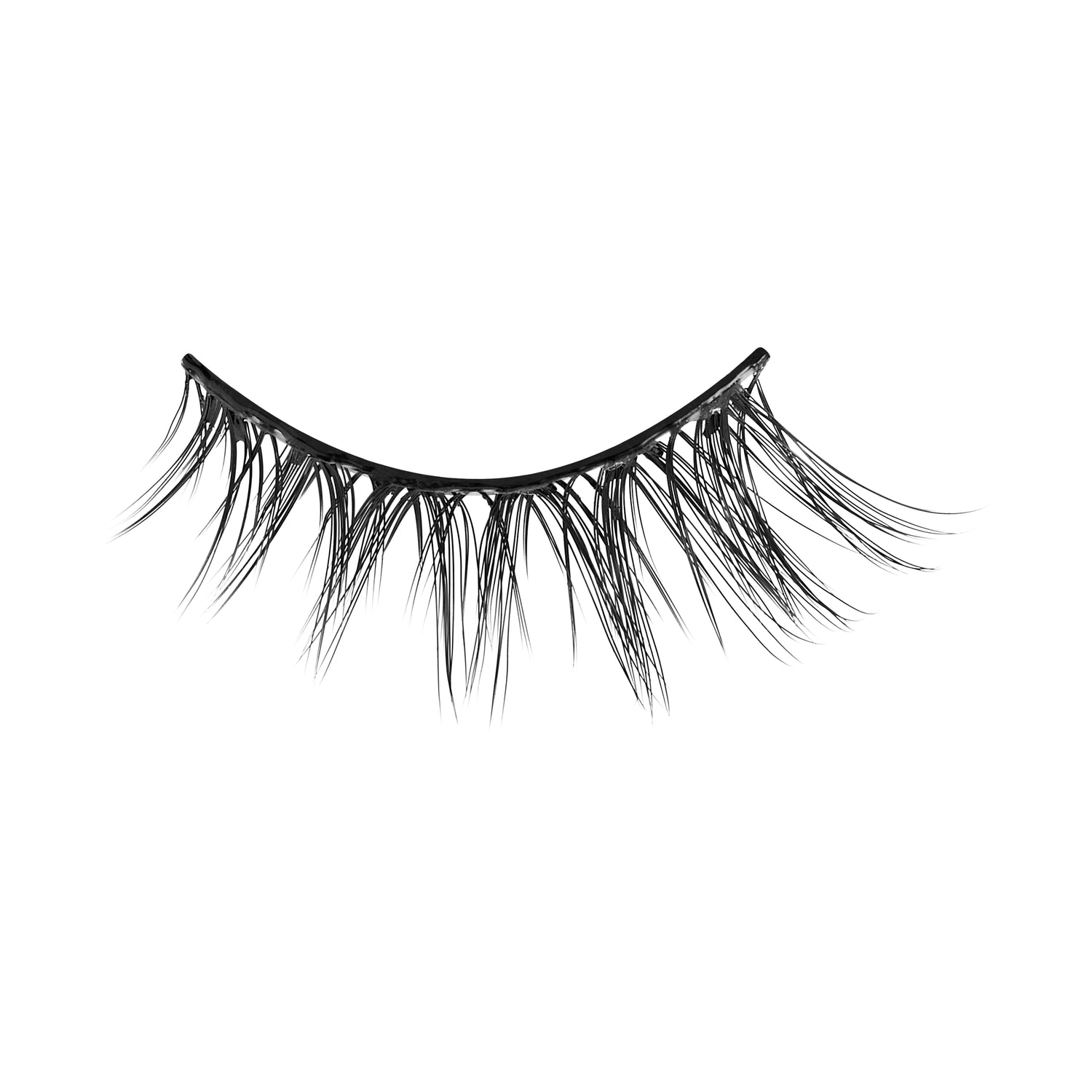 KISS imPRESS Pre-Glued Strip Lashes Kit, Classic Wispy, 2 Pair Self Adhesive Eyelashes