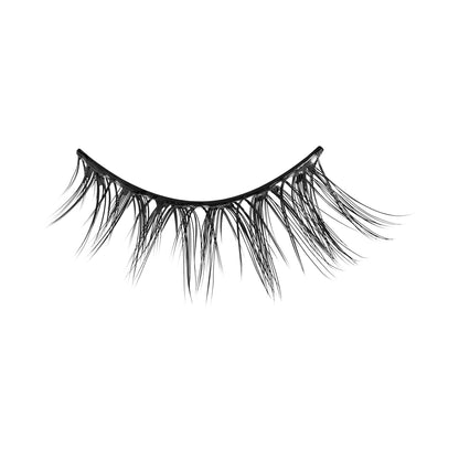 KISS imPRESS Pre-Glued Strip Lashes Kit, Classic Wispy, 2 Pair Self Adhesive Eyelashes