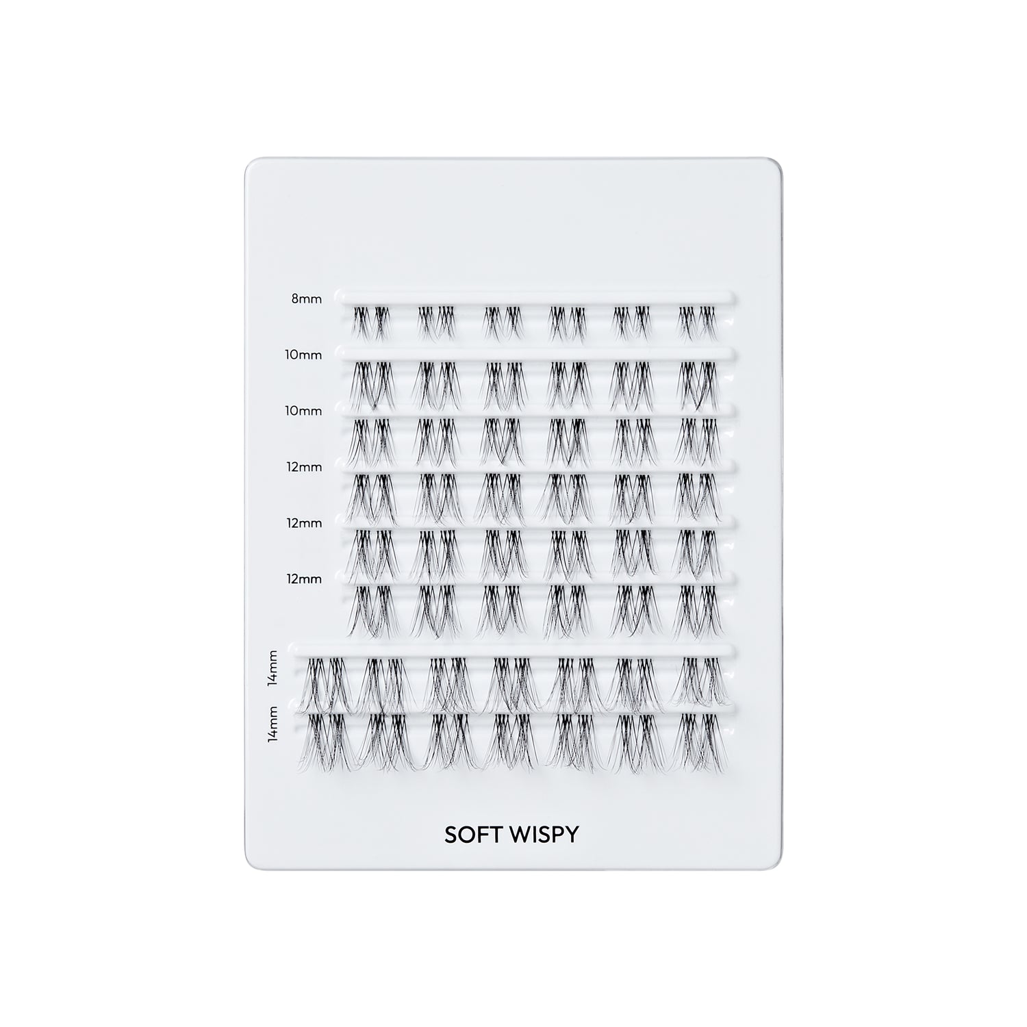 KISS FALSCARA Multipack False Eyelashes Lash Extensions, Soft Wispy, 50 Lash Clusters (Copy)