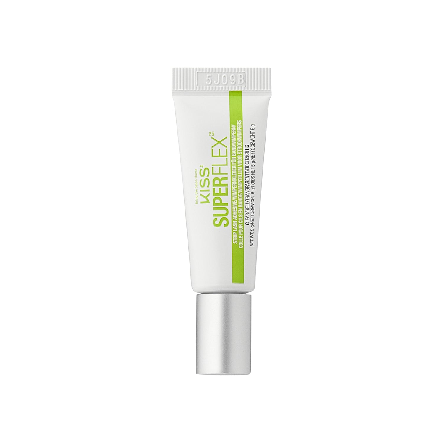 KISS SuperFlex Latex Strip Lash Adhesive, Brush On, Clear, 5g (0.18 oz.)