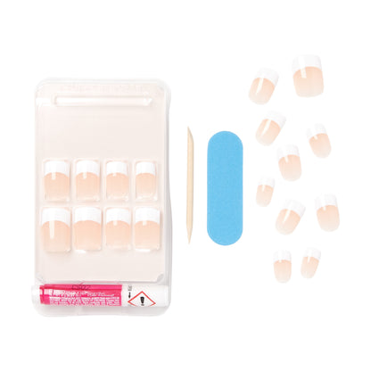 KISS Salon Acrylic French Press On Nails, &