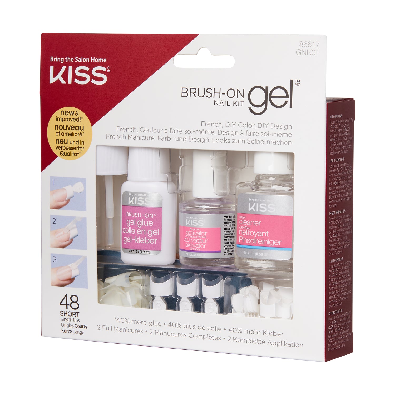 KISS Brush-On Gel Nail Kit