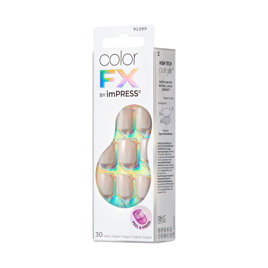 colorFX by imPRESS Press On Nägel - Rebel