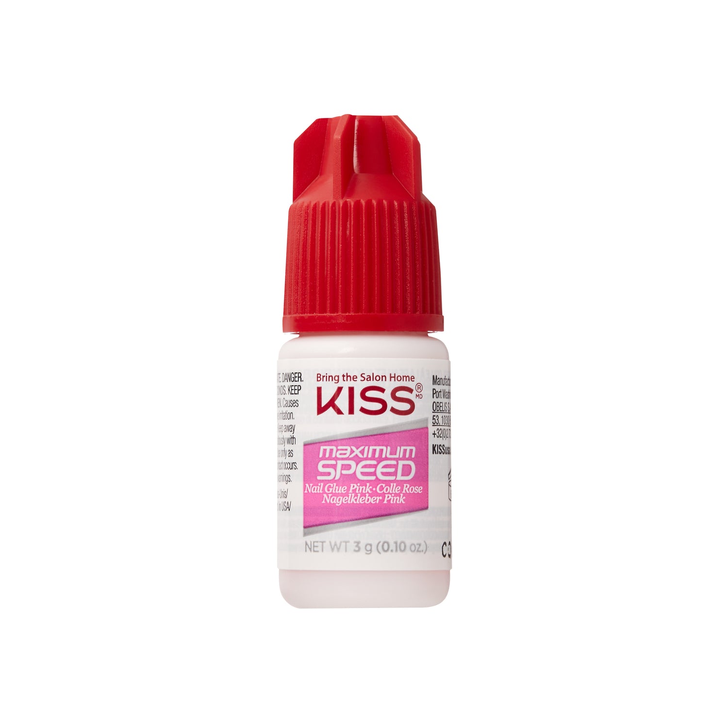 KISS Nagelkleber Schnell Trockn. 3G Pink-Kbgl03C