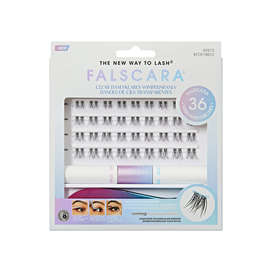 FALSCARA Clear Band Starter Kit – 36 Wisps