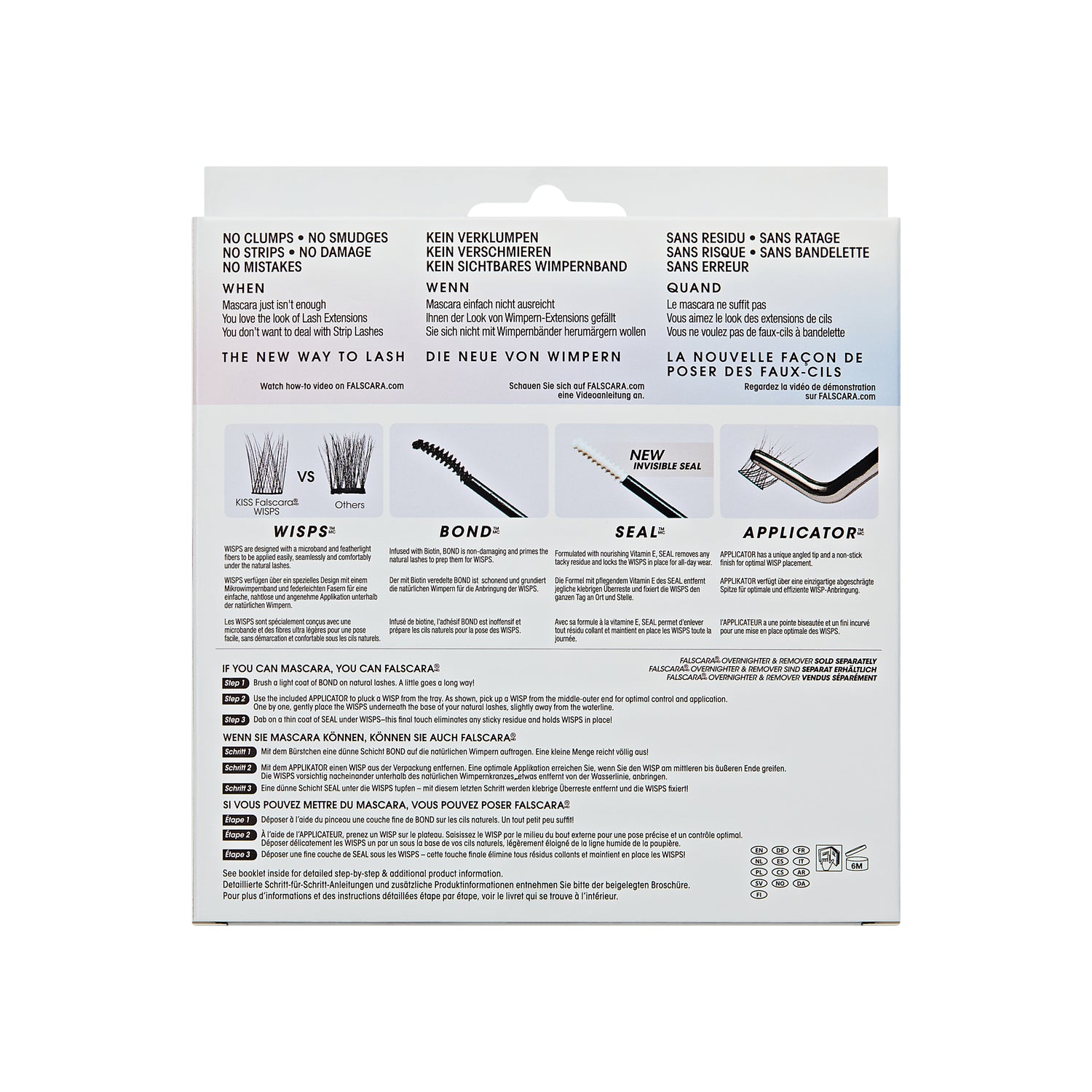 FALSCARA Clear Band Starter Kit – 36 Wisps