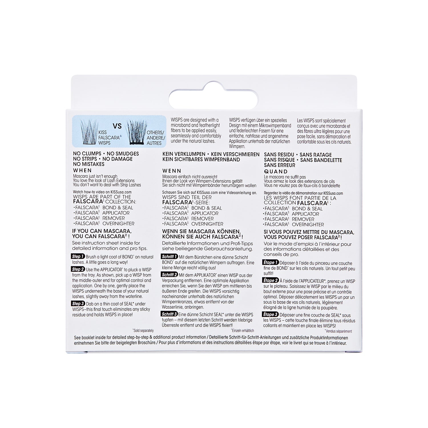 FALSCARA Wisps Multipack - 30 Verlängernde Wisps