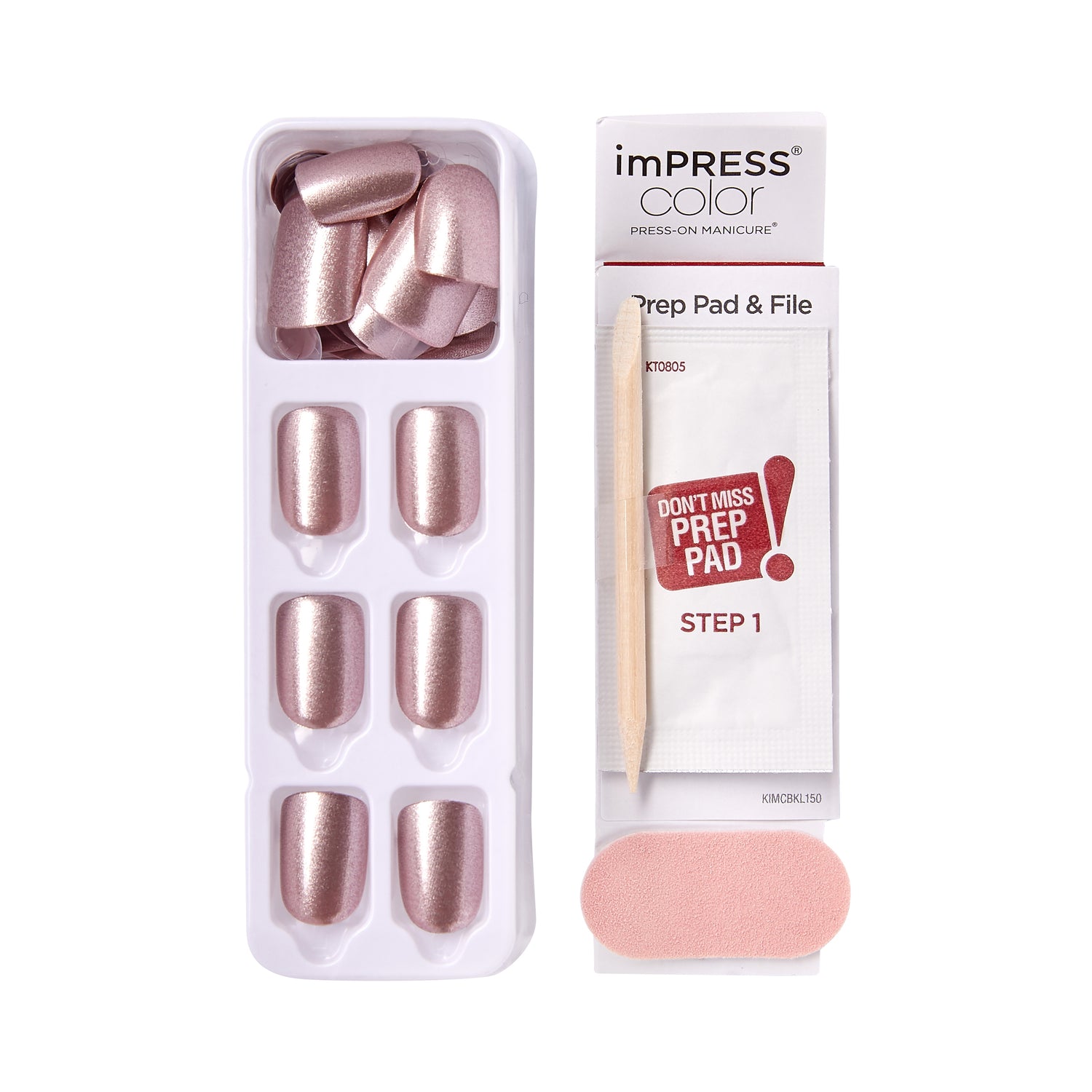 imPRESS Color Press-On Manicure - Champagne Pink