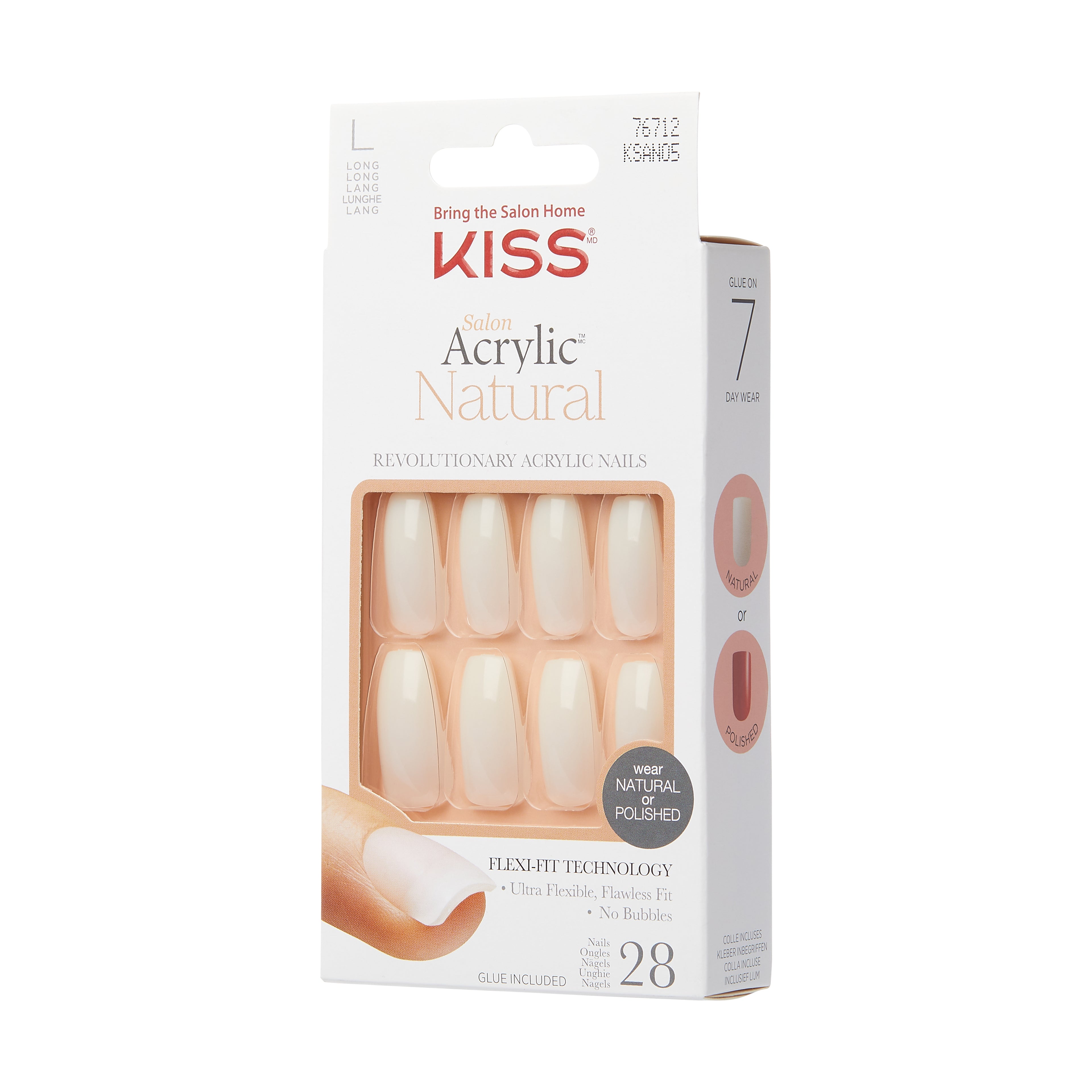 KISS Salon Acrylic Natural Nails - Strong Enough