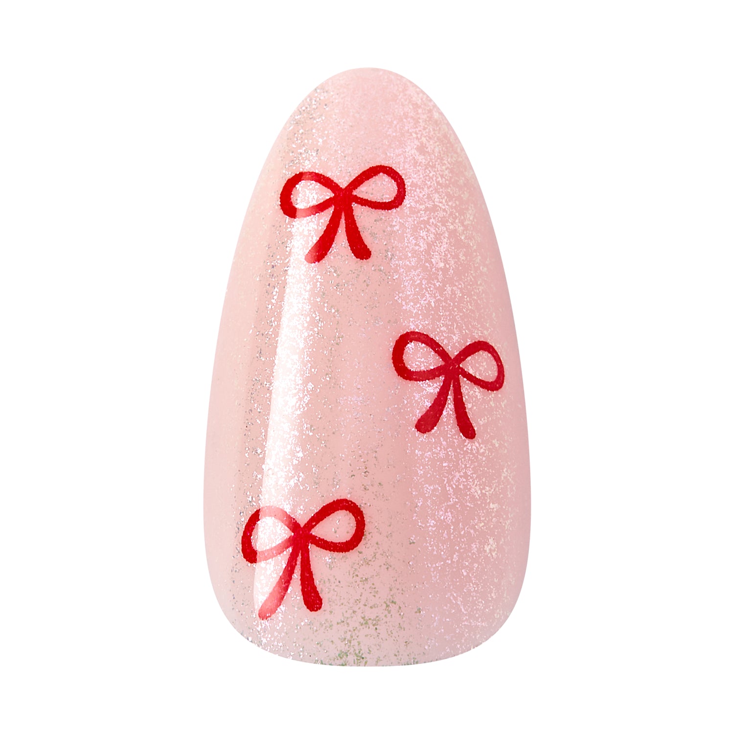 KISS x Marina Hoermanseder Press On Nails, ‘The Runway’, Pink, Medium Almond, 28 Count