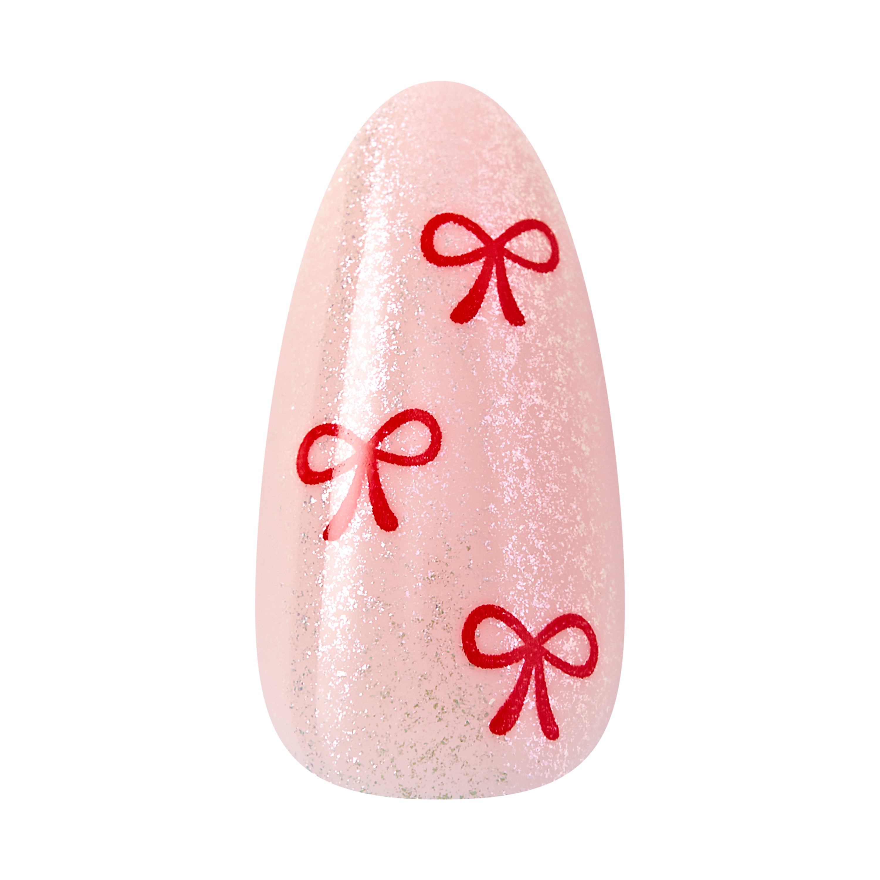 KISS x Marina Hoermanseder Press On Nails, ‘The Runway’, Pink, Medium Almond, 28 Count
