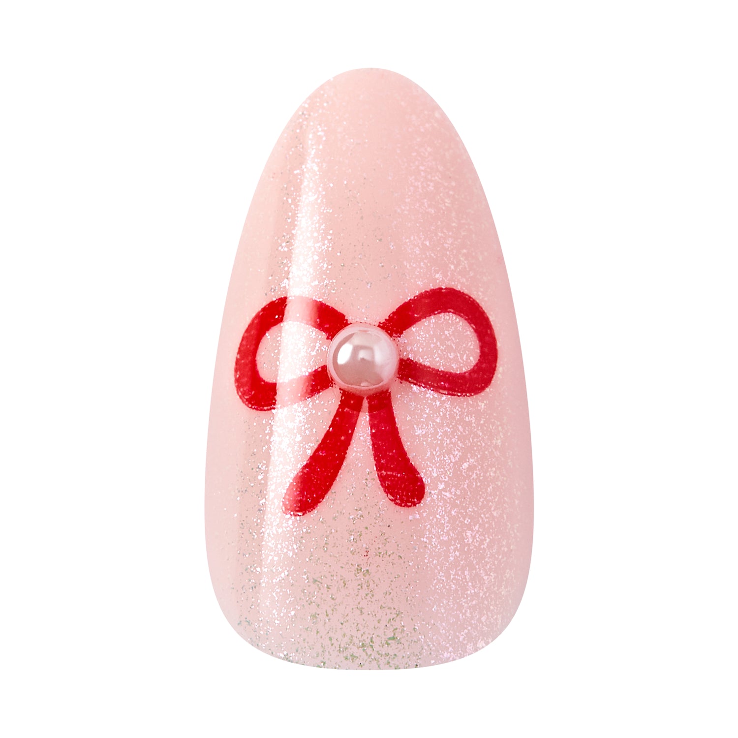 KISS x Marina Hoermanseder Press On Nails, ‘The Runway’, Pink, Medium Almond, 28 Count