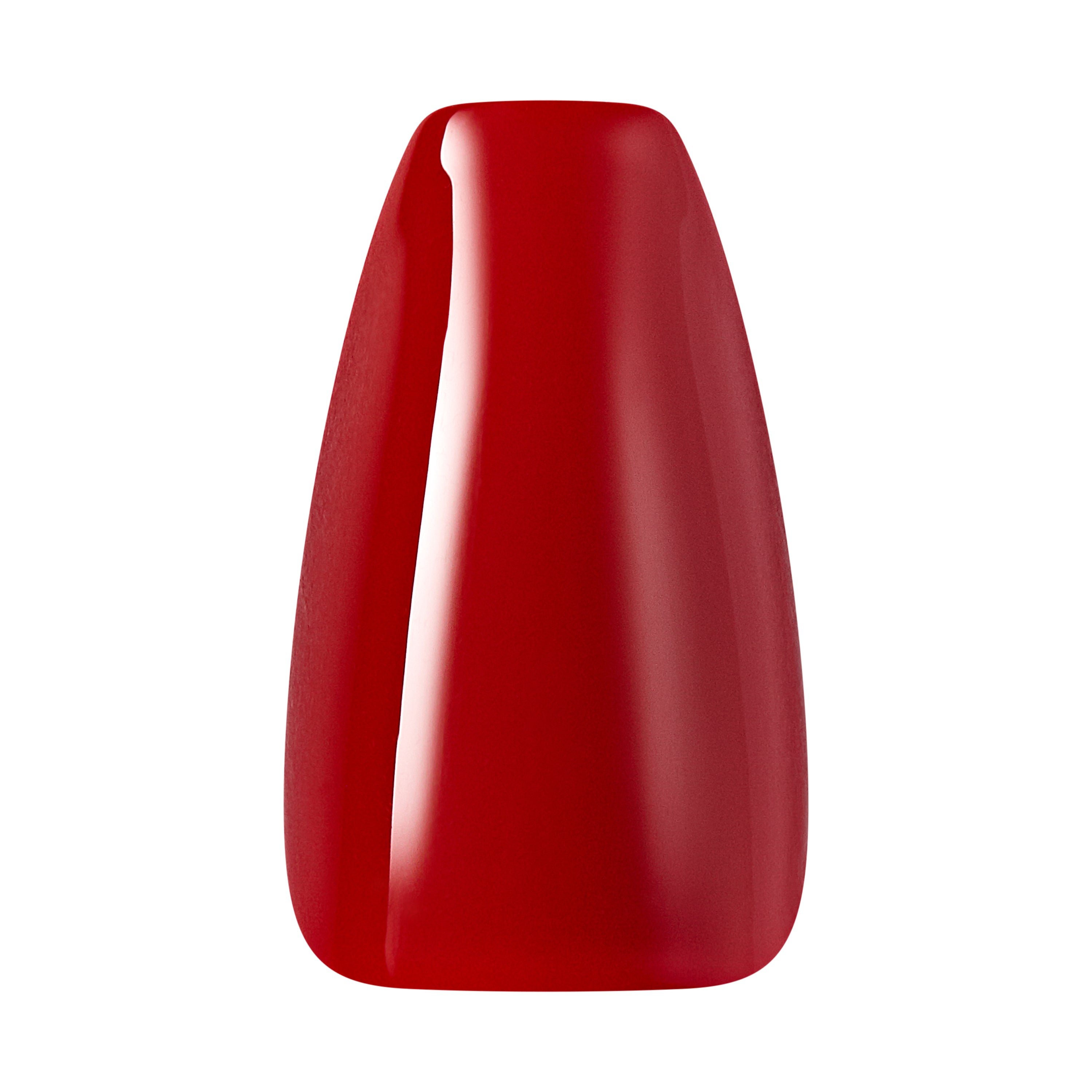 KISS x Marina Hoermanseder Press On Nails, ‘Boldly Beautiful’, Red, Medium Coffin, 28 Count