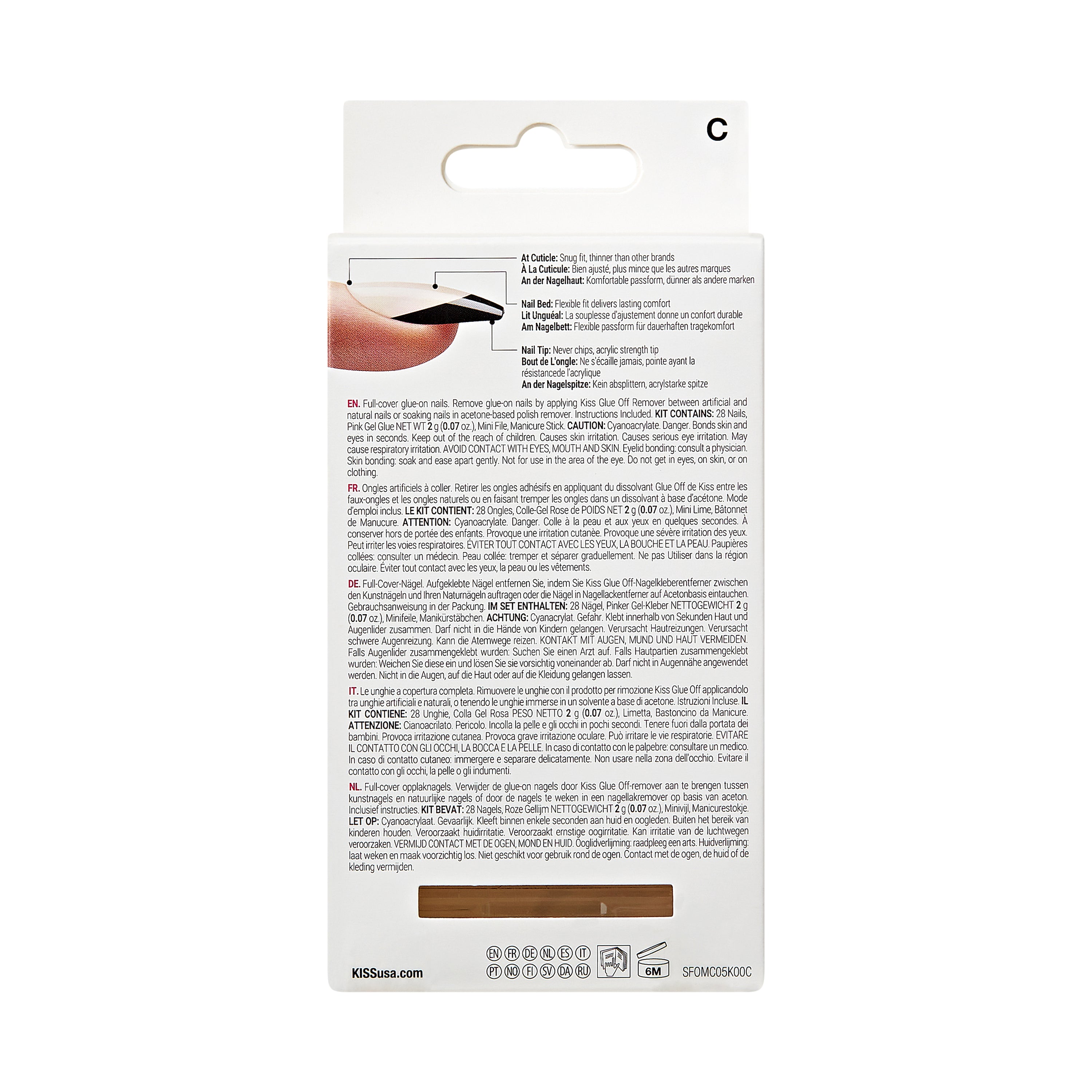 KISS Salon Acrylic French Color - Catchy