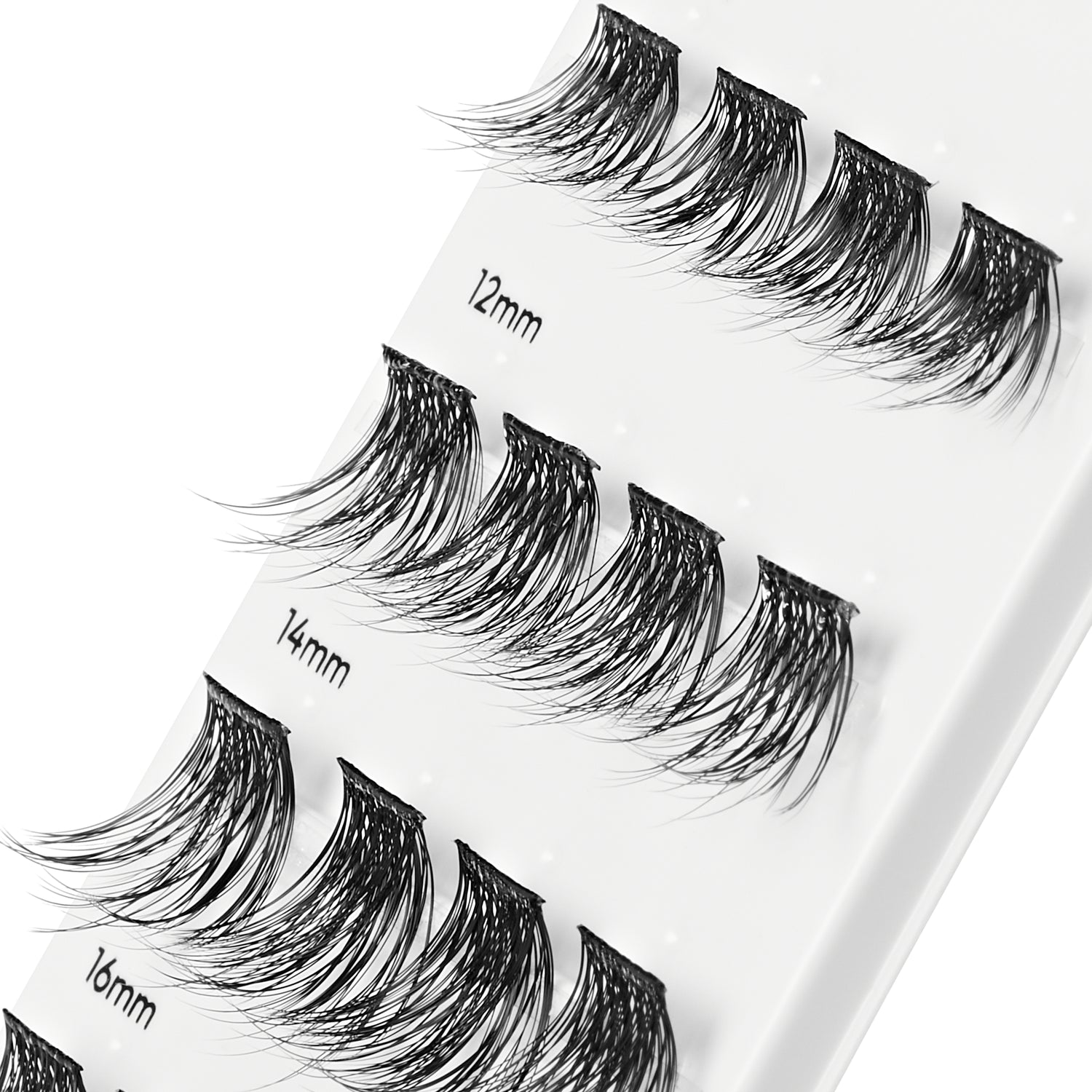 KISS imPRESS Pre-Glued Lash Clusters Kit, Demi Bold, 48 Self Adhesive Eyelashes