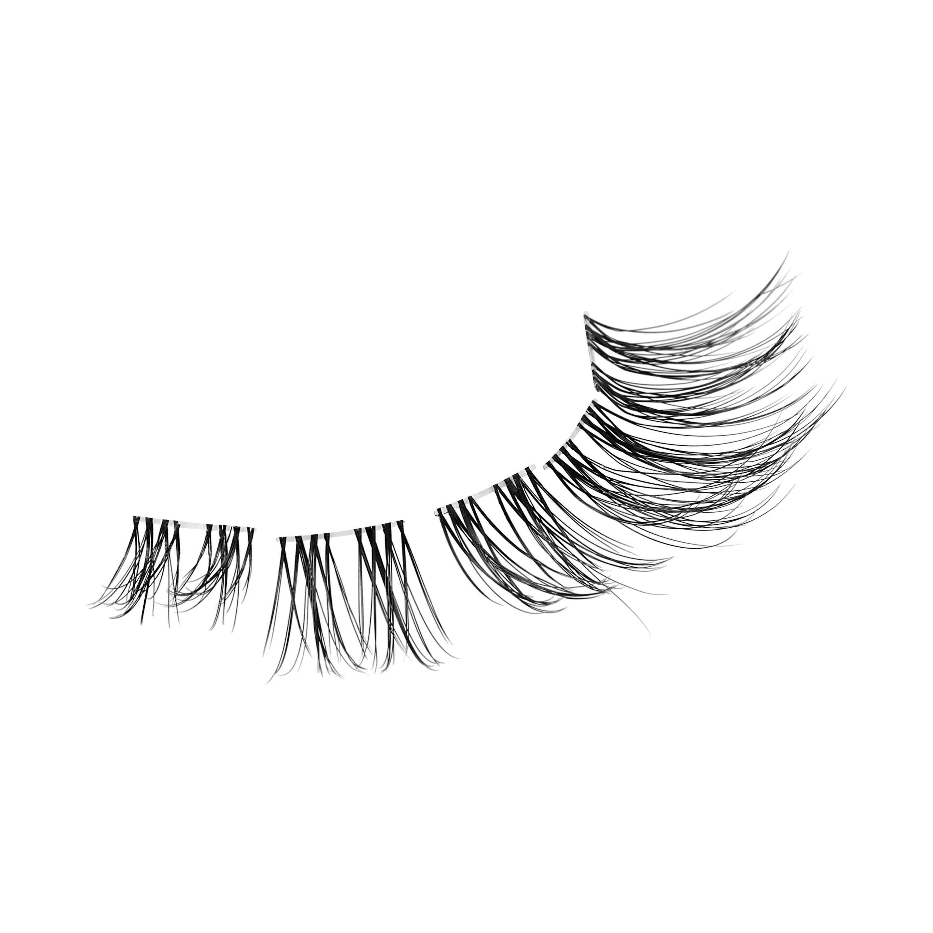 KISS FALSCARA Multipack False Eyelashes Lash Extensions, Soft Wispy, 50 Lash Clusters (Copy)