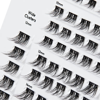 KISS imPRESS selbstklebende Wimpern Multipack, Faux Mink Volume, 50 selbstklebende Wimpern