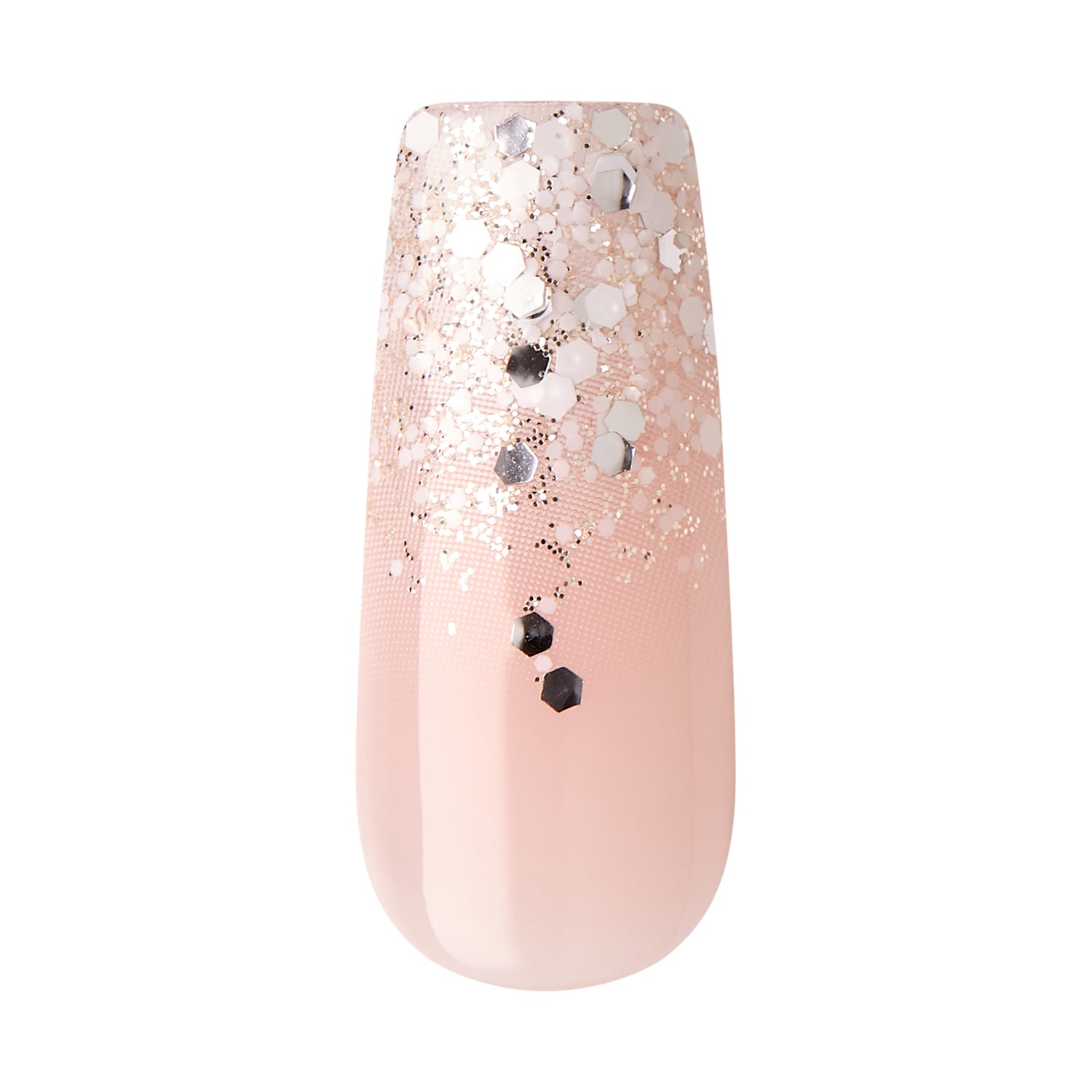 KISS Premium Classy Press On Nails, White French Tips, Long, Square Shape, 30 Ct.