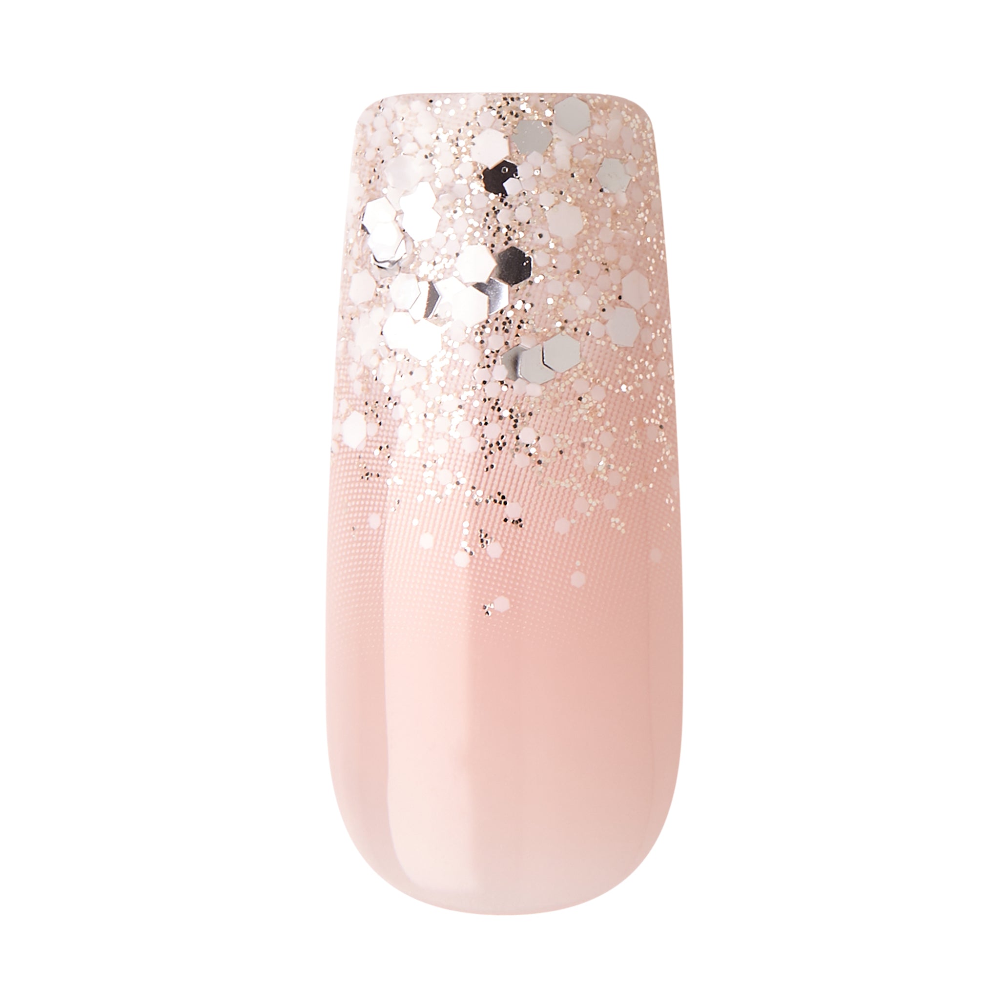 KISS Premium Classy Press On Nails, White French Tips, Long, Square Shape, 30 Ct.