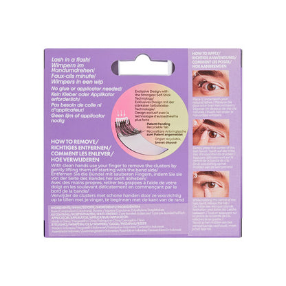 imPRESS Falsies Easy Tab Self Adhesive Eyelashes– Authentic Natural